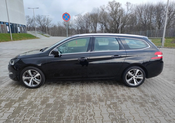 Peugeot 308 cena 31900 przebieg: 234000, rok produkcji 2015 z Płock małe 172